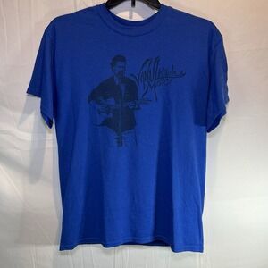 Gildan Mens Large Shirt Van Ulrich Music DryBlend‎ Crewneck Short Sleeve Plain